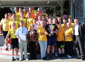 На базе санатория «Виктория» (г.Ессентуки) прошел финал общекурортной спартакиады профсоюзных здравниц КМВ