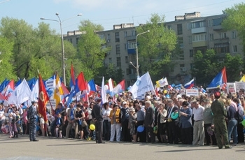 Профсоюзный Первомай в Невинномысске 