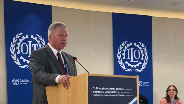 Делегация ФНПР принимает участие в 111-ой Конференции Международной организации труда