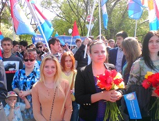 В городах и районах края с размахом отметили профсоюзный Первомай